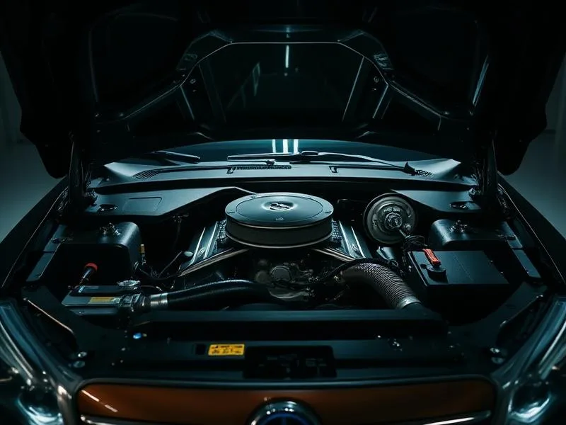 Engine bay detail